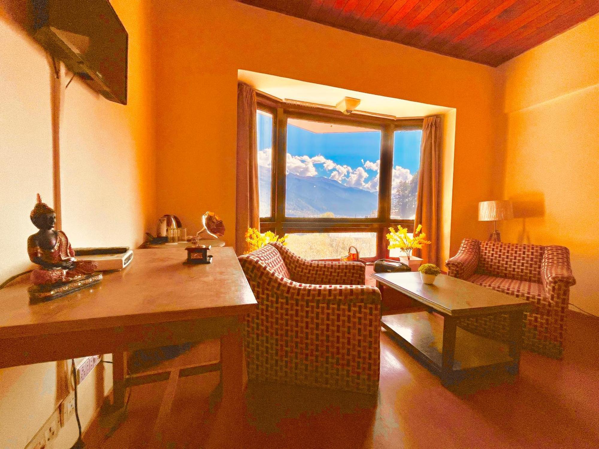Sagar Resort !! Mountain View ! Luxury Stay ! Family Resort ! Private Parking ! Near Mall Road Manāli Exteriér fotografie